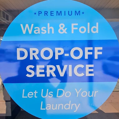 Action Coin Laundry’s original wash and fold drop-off service badge