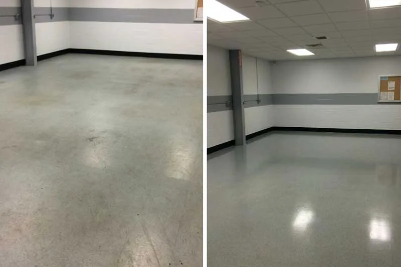 Floor-care comparison published by Kel Klean