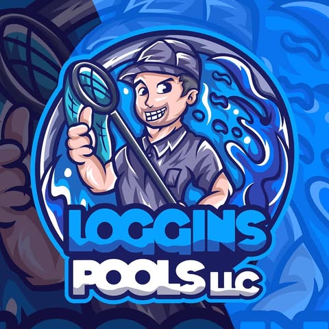 Loggins Pools original logo