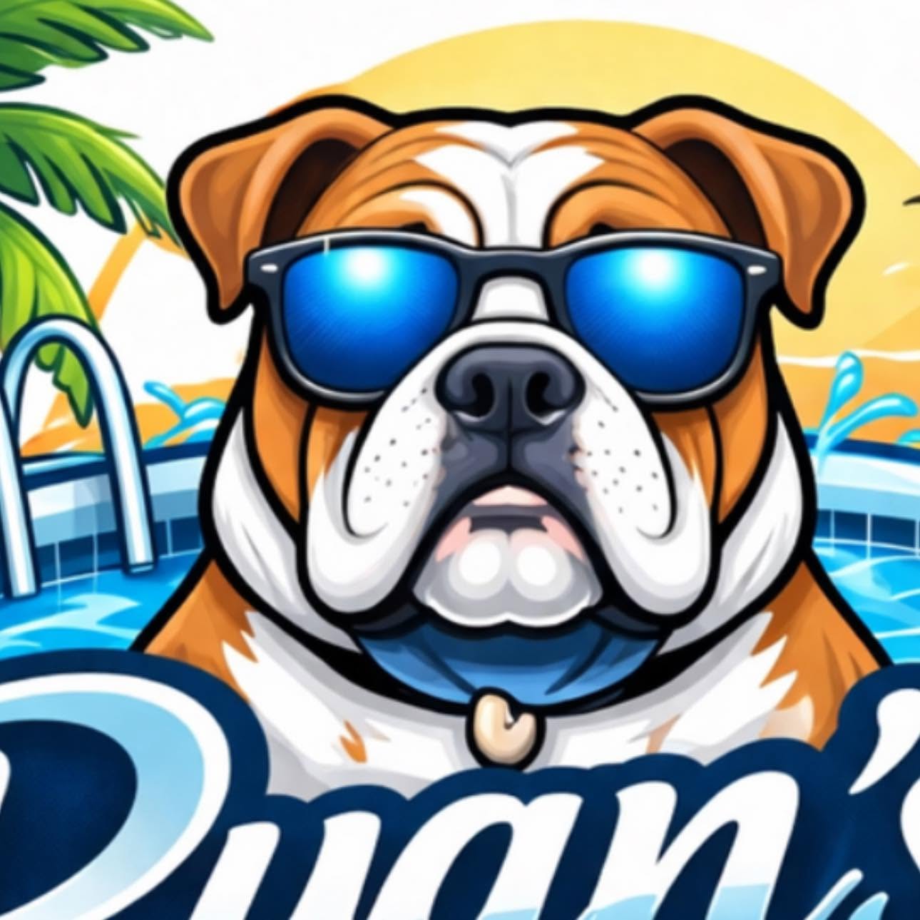 Ryan’s bulldog mascot brand artwork